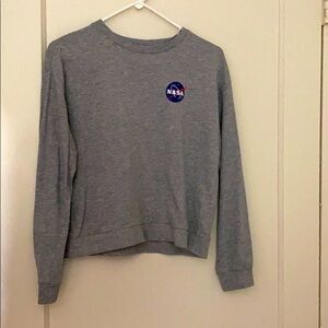 H&M divided NASA gray long sleeve size: S